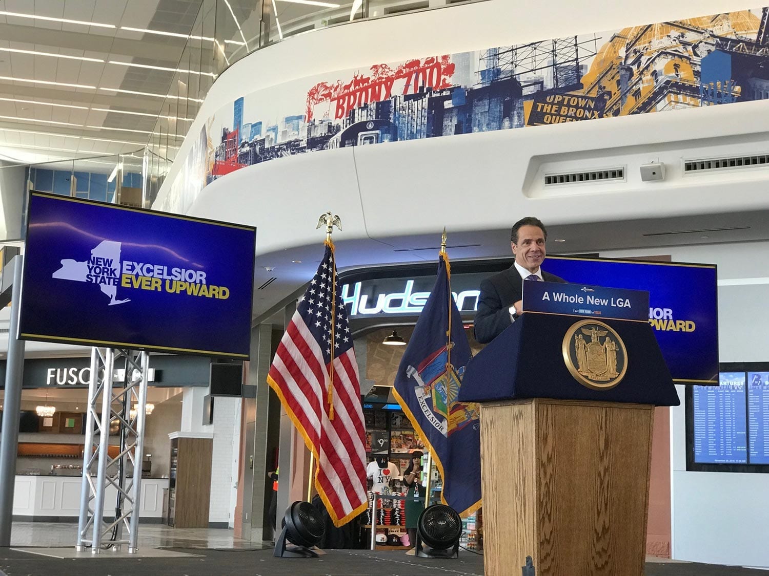 LaGuardia Airport opens pristine new concourse, the kickoff of its massive renovation